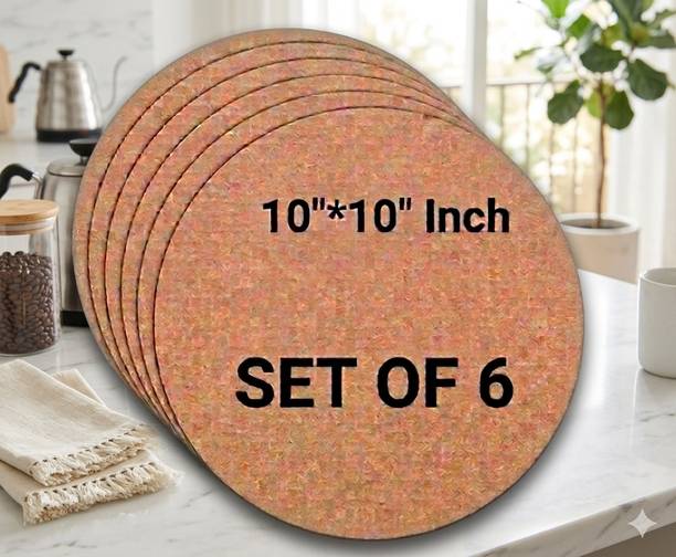 FITLOGAN CraftFusion MDF Circle Cutouts for Creative Art Applications