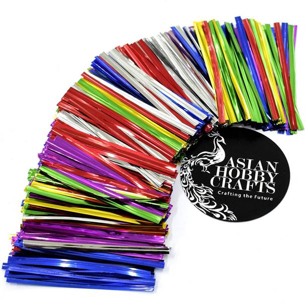 ASIAN HOBBY CRAFTS Metallic Twist Ties