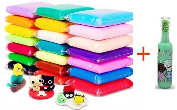 TITIRANGI Set of 36 Colors Colors Air Dry Clay. Super Light DIY Clay for Model Air Dry Clay Fun Toy, Creative Art DIY Crafts, Gift for Kids (( Clay Pack of 36 Pcs )