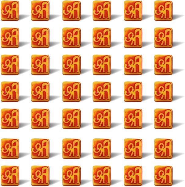 Adhvik (Pack of 100 Gram) Oab0089 Tt Shri/shree Bead Artificial Jewelry Craft Material