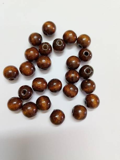 HitechMart 100pcs Wooden Beads 12mm Round Loose Wood Beads