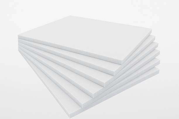एकूल Thermocol Sheets for Art & Crafts 20 mm13 x 10 Inches 6 pcs Set White,