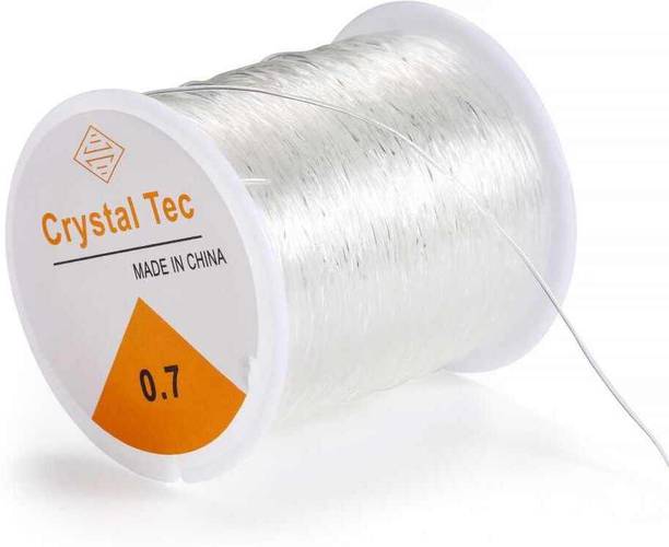 Weariton 100 meter 0.7 mm Elastic Rope Cord String Thread for Bracelet / Jewellery Making