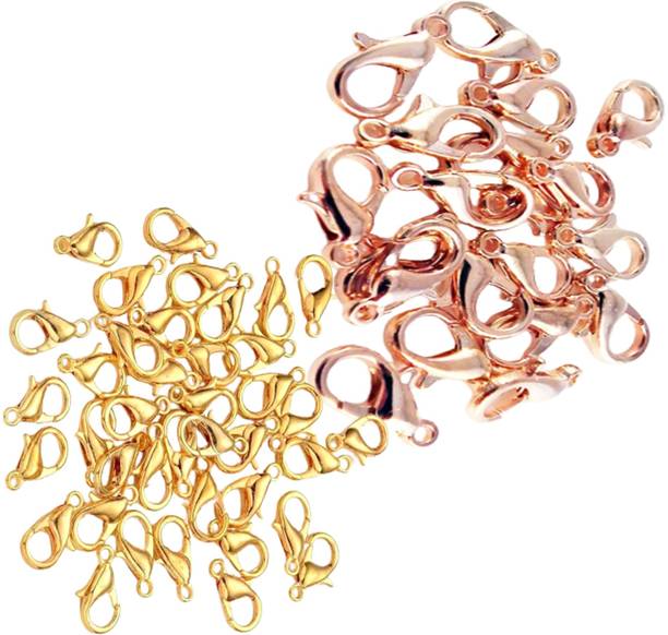 navjai Lobster Clasp Jewelry Making Hooks For Necklace & Bracelet Art Craft Kit 60Pcs