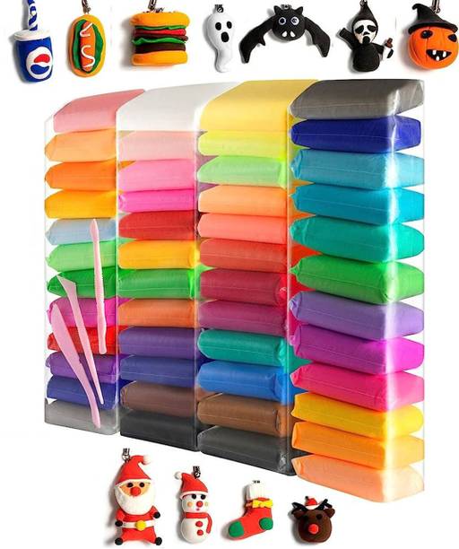 D-fix Magic Clay With 12 Colors Air Dry Clay for Kids with Clay Tools Set