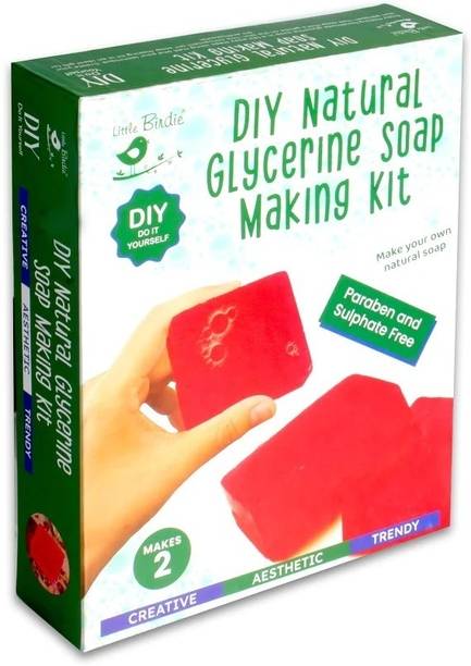 LITTLE BIRDIE DIY Natural Glycerine Soap Making kit 1Box