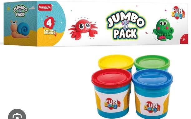 FUNSKOOL Fundough Jumbo Pack Of Clay
