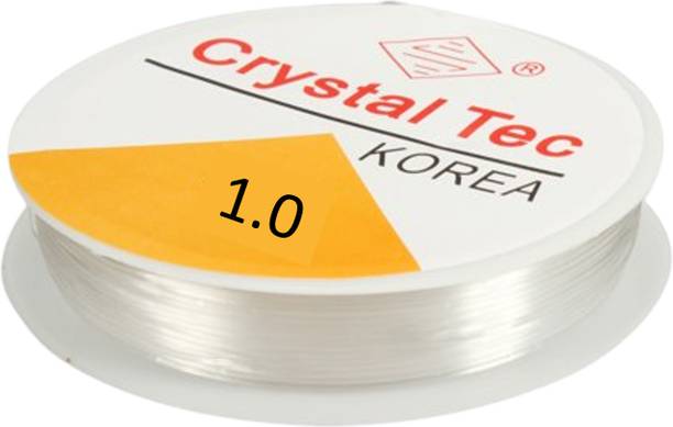 Weariton 1.0 mm Elastic Rope Cord String for Bracelet / Jewellery Making (1 Roll)
