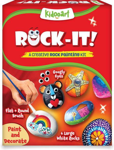 Kidooart Kidooart_Rock-IT|Rock Painting Kit for Kids & Adults ( 3 to 99 Years )