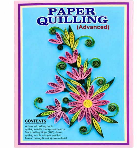 SATV Paper Quilling Advanced Kit with Strips All Necessary Tools for Beginners