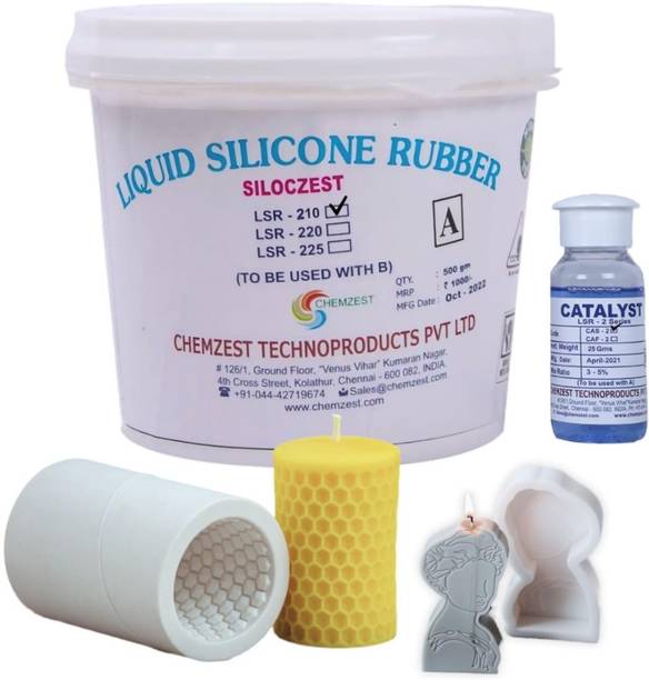 SILOCZEST Silcozest LSR-210 (Soft) Liquid Silicone Rubber 0.5Kg Pack