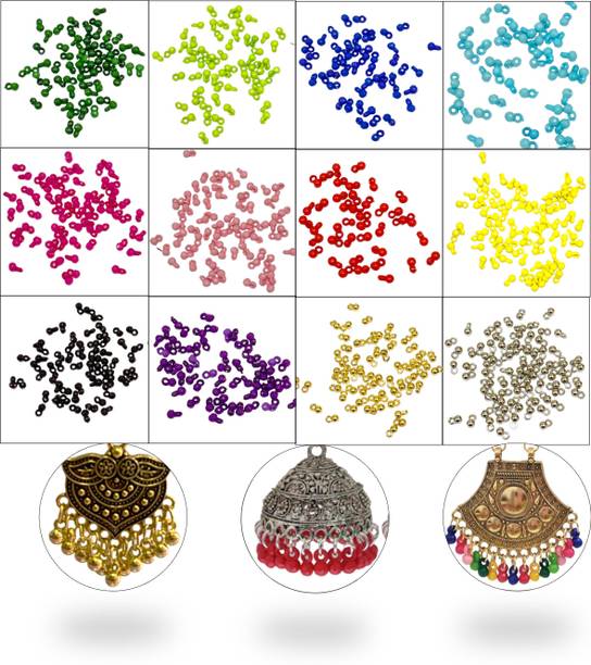 Weariton Beads Jewellery Making Kit | Beads for Jewellery Making | DIY Earring Craft Set