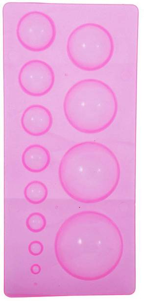 DEZIINE Quilling Dome,12 Sizes Semicircle DIY Paper Quilled Creation Tool Multicolor