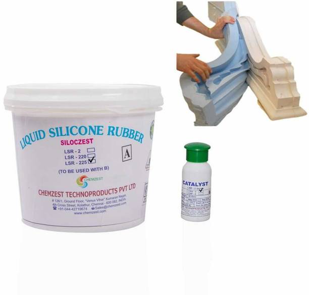 SILOCZEST LSR225 Slow Liquid Silicone Rubber for Artificial Stone,Wood Mold Making