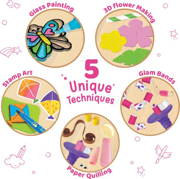 Imagimake Fabulous Craft Kit- Creative Toy and DIY Set for Kids - 5 Years and Over
