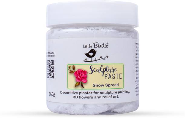 LITTLE BIRDIE Sculpture Paste 160 gm - Snow Spread