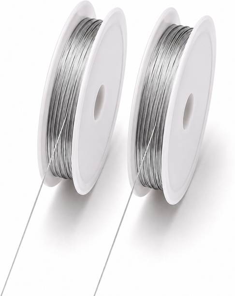 Happi Tokens Silver Gear Wire for Jewel Making 0.4MM - 1 Roll