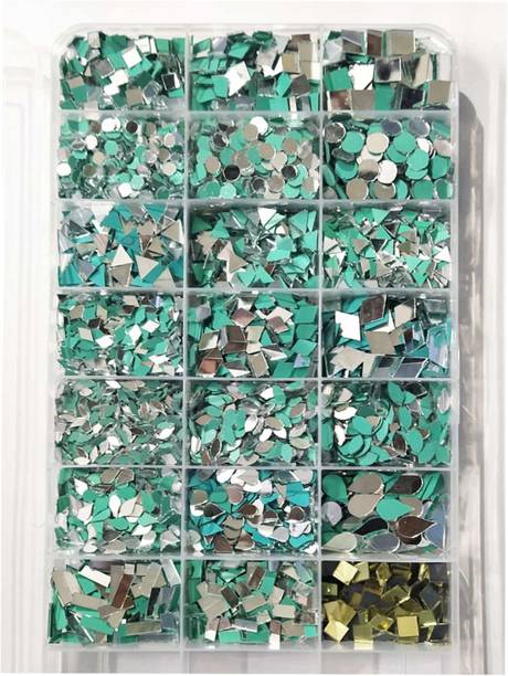 Sadhusadhya 20 CATEGORY DIFFERANT MIRROR IN 1 CATEGORY 100PCS.TOTAL=1200 CRAFT WORK.