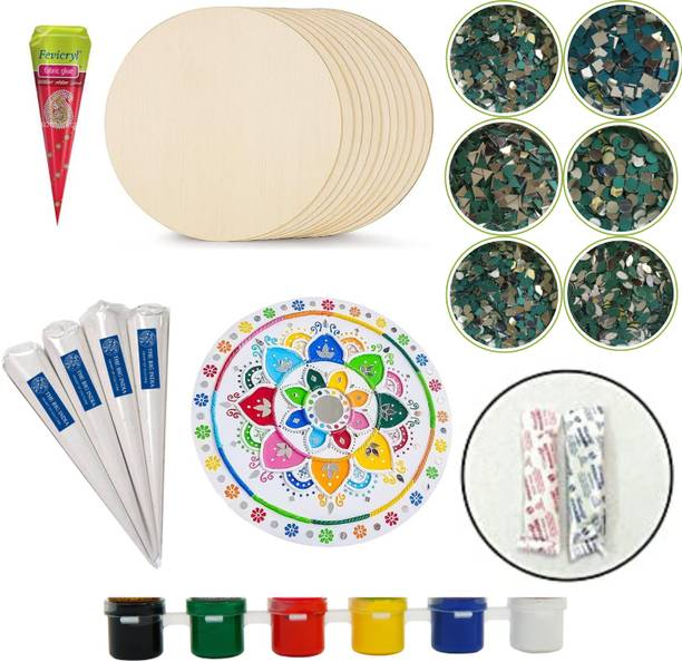 THE BIG INDIA Lippan Art Material Kit, Complete Diy Set, Ideal For Artist,Hobbyists,Boys&Girls