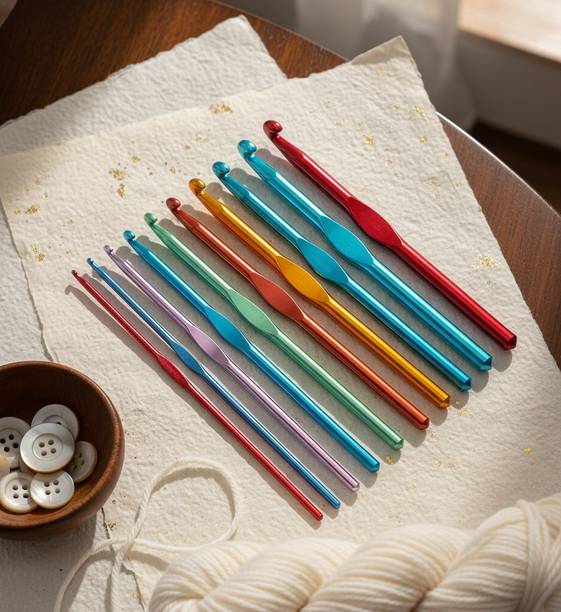 Fairlis Aluminium Crochet Hook Set For Hand Knitting