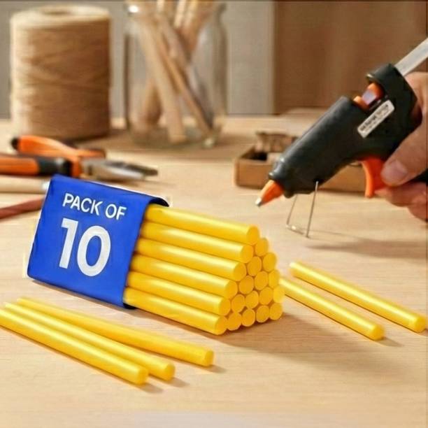 Radient Step Yellow Glue Sticks ( 11 mm , Pack of 10 )