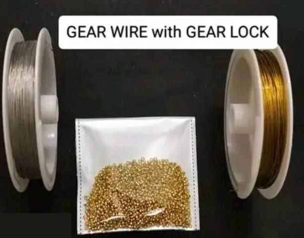 Qroof GEAR WIRE with GEAR LOCK for jewellery making