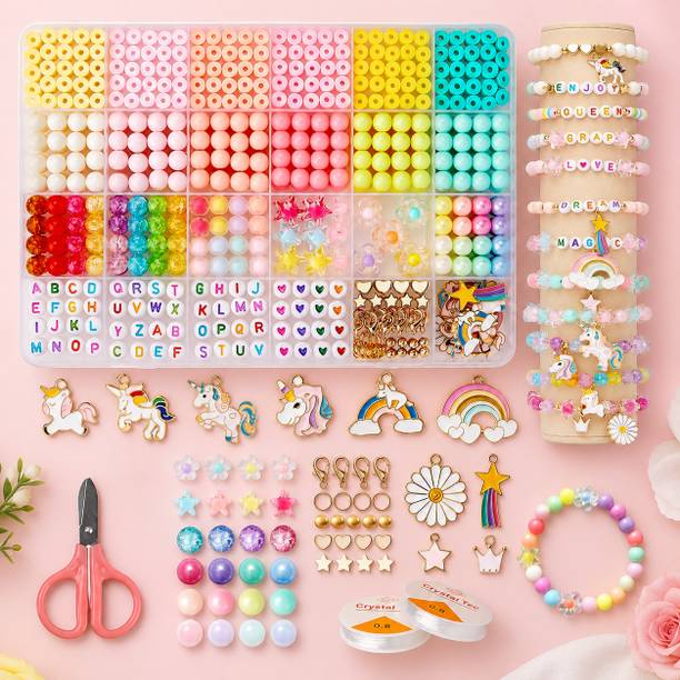 MANTRIK Unicorn Bracelet Making Kit for Girls