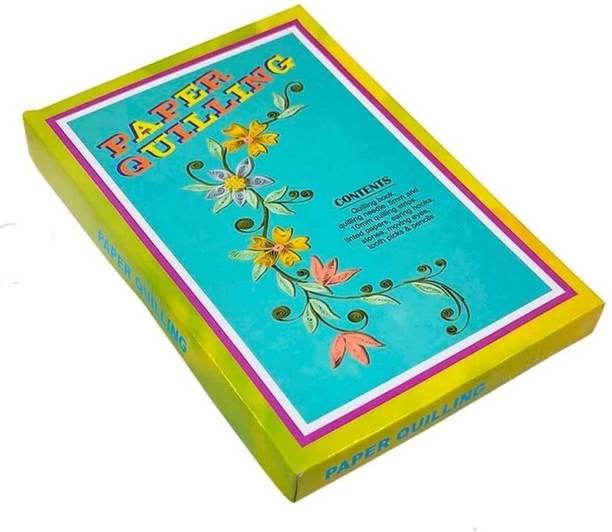 BM RETAIL Quilling Paper Set with Strips All Necessary Tools for Beginners (Beginners Set)