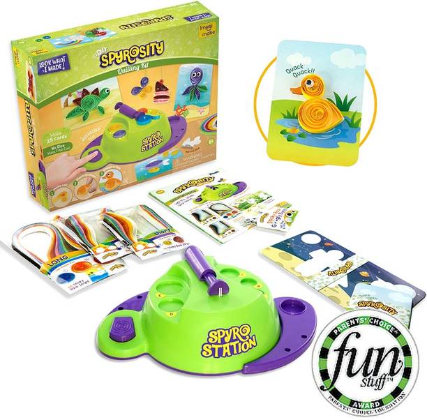 Quill On Spyrosity Explore- Quilling Based Creative Toy And Activity Set– With Patent Pending Motorized Tool - For Boys And Girls Above 5 Years