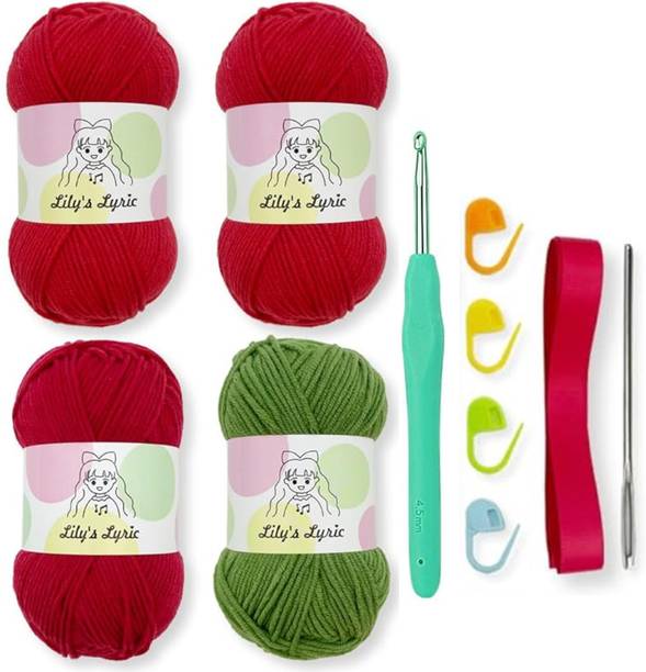 Qroof Crochet Thread , Soft Thread for Crocheting