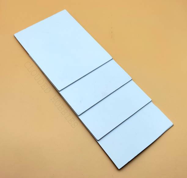 CLOUDED HOBBIES FoamBoard Sunboard Sheet for Architecture,Model,Craft,Mount,2MM,6X8INCH,8PCS