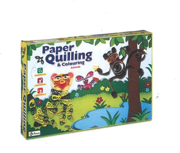 creativehub Paper Quilling Animal DIY Craft Kit | Handmade Paper Art for Kids & Adults