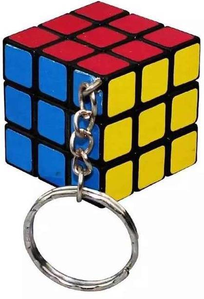 Yooko (5-Pack) Small Cube Puzzle Design Keychain for Kids Toy for Girls Return Gift