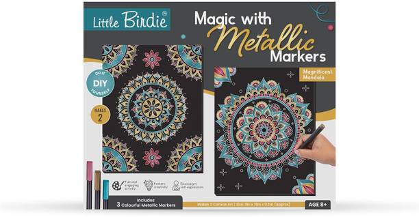 ITSY Bitsy Magic with Metallic Markers Kit - Magnificent Mandala,1 Box