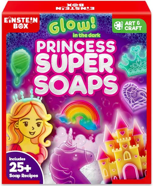 Einstein Box Princess Super Soap Making Kit |Toys & Gifts for Girls Aged 4+ | DIY Craft Kit