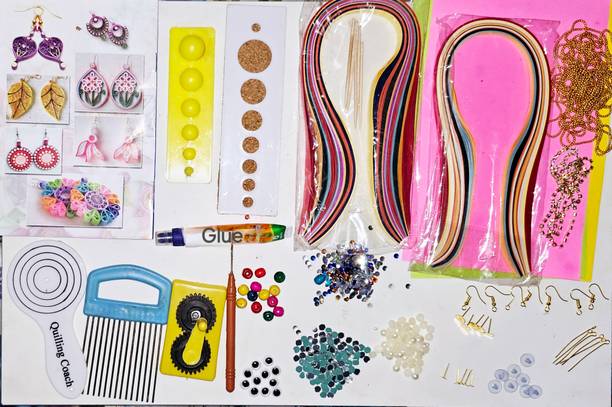 KHUSHA CREATIONS Paper Quilling Advanced Kit/Quilling Tool Kit Accessories Set for Kids/DIY Kit