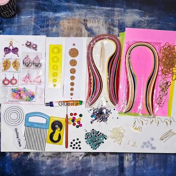 KHUSHA CREATIONS Paper Quilling Advanced Kit/Quilling Tool Kit Accessories Set for Kids/DIY Kit