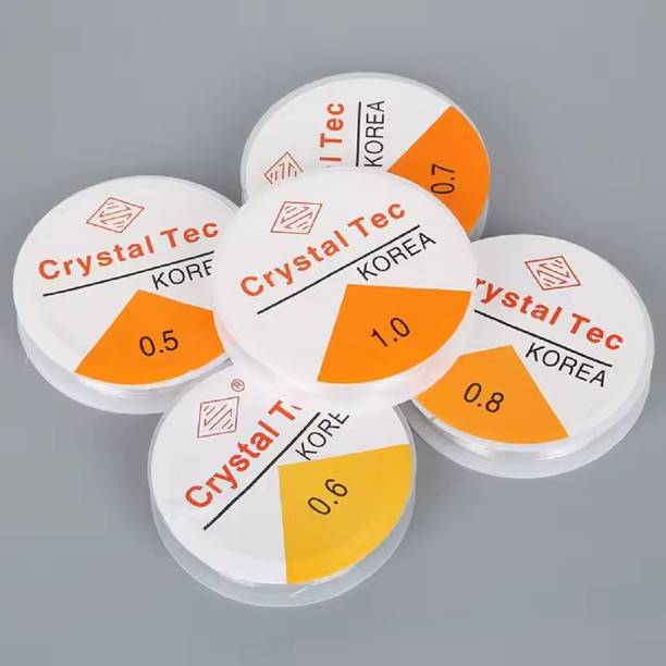 Weariton 0.5, 0.6, 0.7, 0.8, 1.0 Elastic Rope Cord String for Bracelet / Jewellery Making