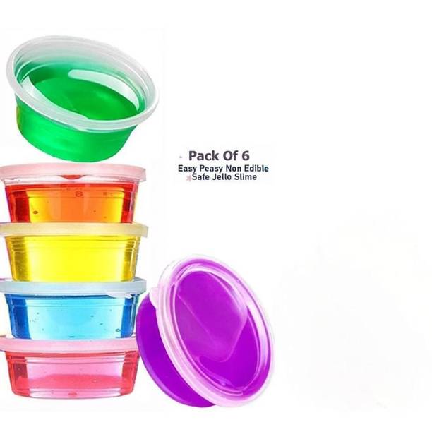 MSN best selling slime Crystal Slime and 6 Air Dry Clay Non-Toxic new toys