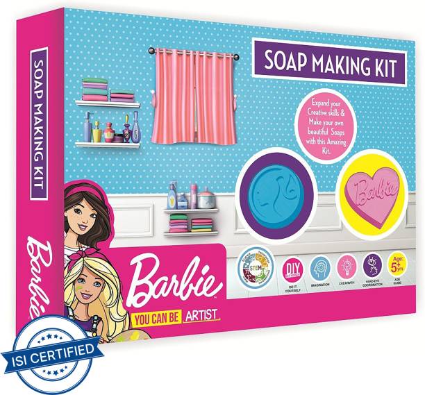 BARBIE Soap Making Kit Make Beautiful Colourful Soaps (1089)