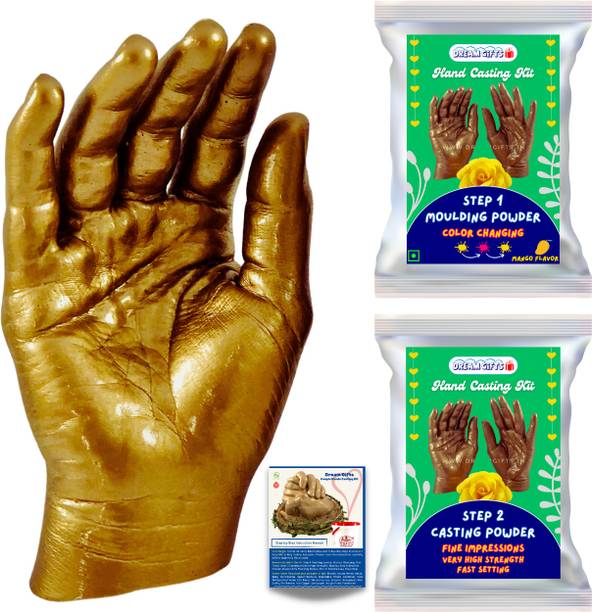 Dream Gifts Adults 1 Hand 3D Casting Kit - Ideal for Parents/Blessing Casting (Pack of 3 items)