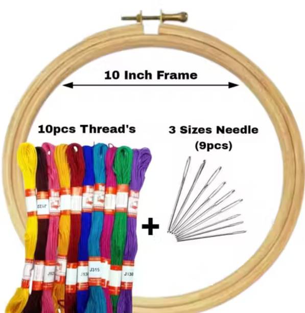 Qroof The Beginner Embroidery Kit Combo