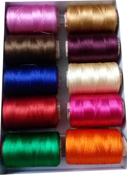Sharum Crafts silk thread for jewellery making