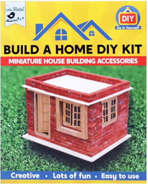 LITTLE BIRDIE DIY Kit - Art & Craft | Build A Home Kit | Make Own House