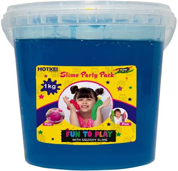 होटकी (1kg) Blue Fruit Scented DIY Magic Slime Clay Jelly Set kit Toys for Kids