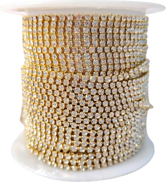 VELVAHINI WHITE STONE CHAIN