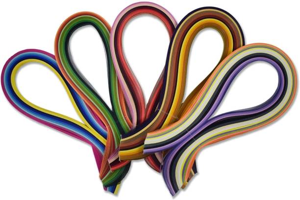 Brijsun 500 Quilling Strips 5mm /Paper Quilling for Decorating Cards,Gift & Scrapbooking