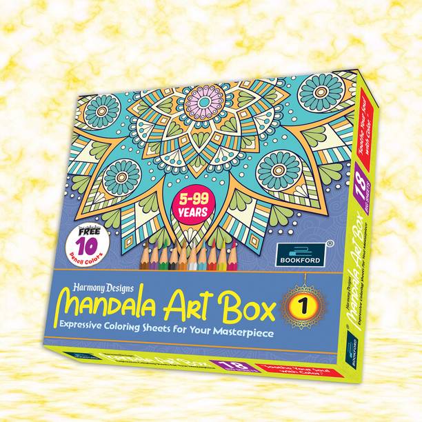 BOOKFORD Harmony Design Mandala Art Box Part 1 – Unleash Creativity with Mandalas!