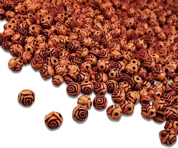 Airtick (Pack of 400 Gram) Tt Rose Flower Moti Bead Artificial Jewellery Craft Material