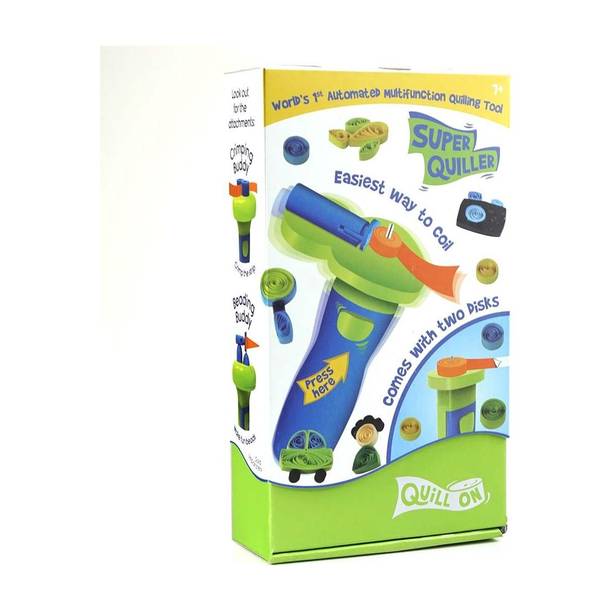 Quill On QUILL ON-SUPER QUILLER Automated Multifunction Quilling Tool- Blue
